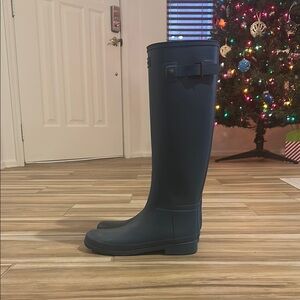 Hunter Dark Green Rain Boots